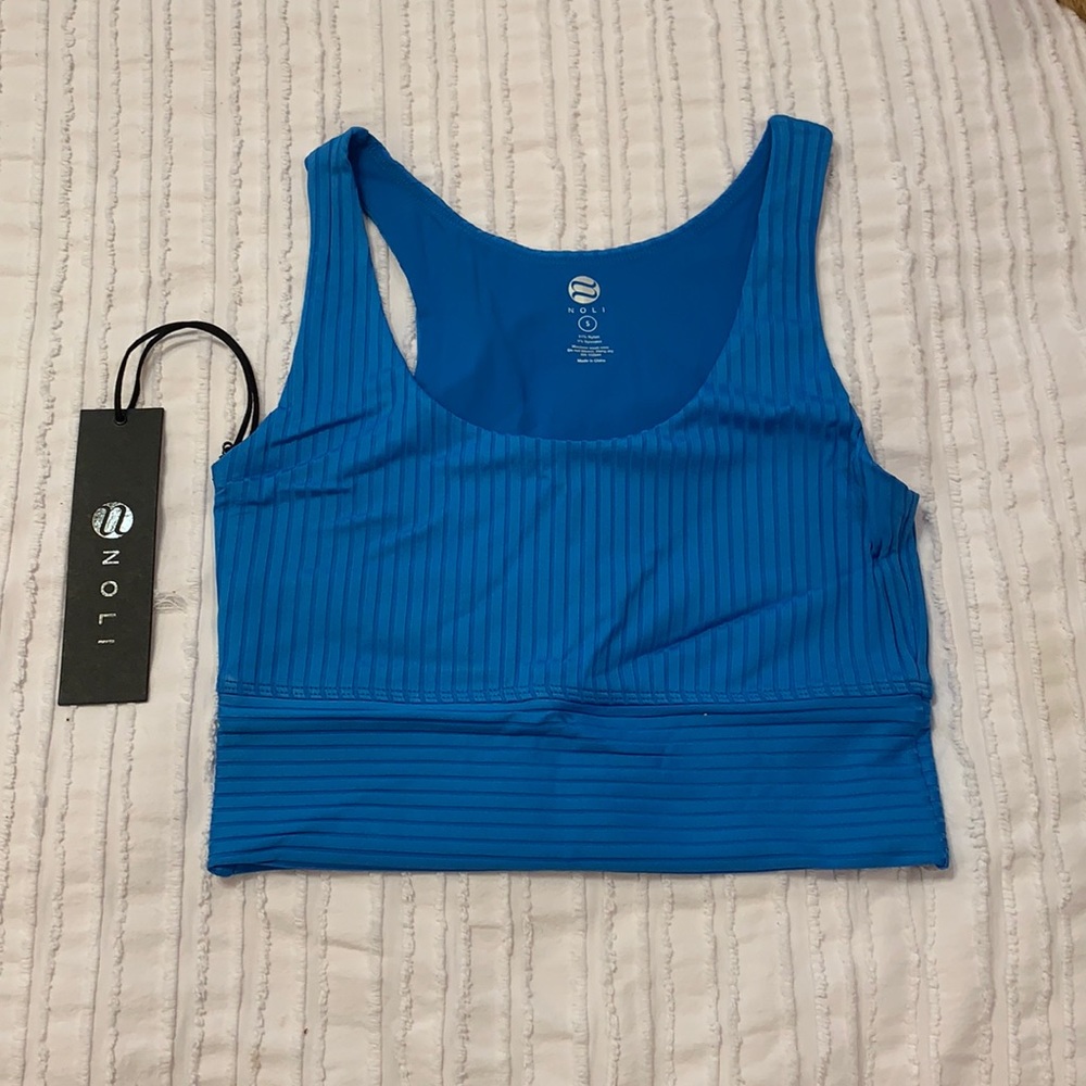 Noli Ribbed Bra - Ibiza 💙